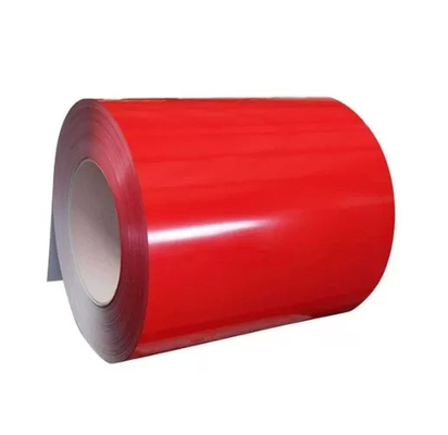 Colore rosso PPGI PPGL DX51D bobina di ferro galvanizzato pre-dipinta bobina di foglio GI 0,12-2 mm